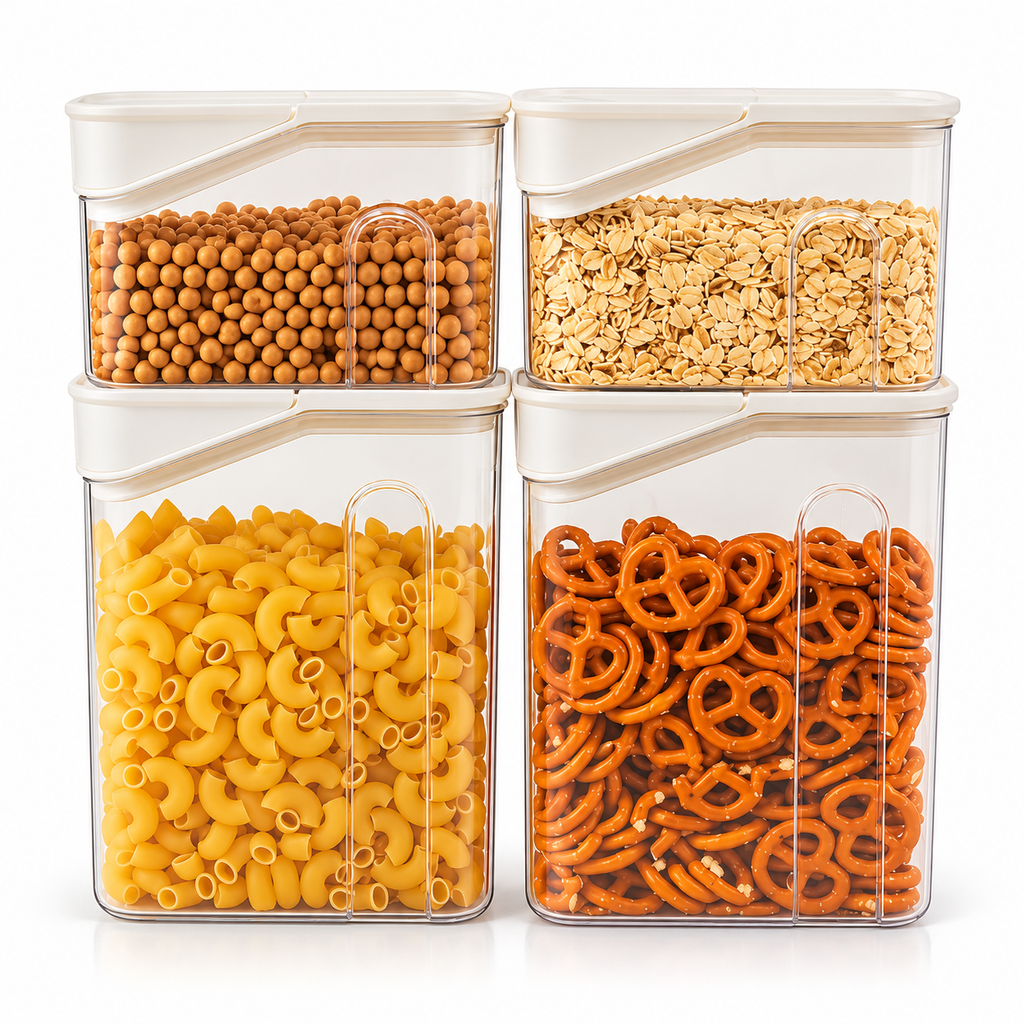 Clear Pantry Containers with Spout Lids.webp