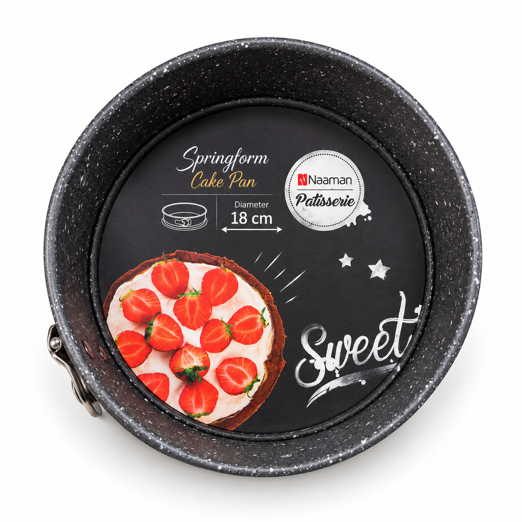 Naaman Patisserie Non-Stick Springform Cake Pan – 18 cm
