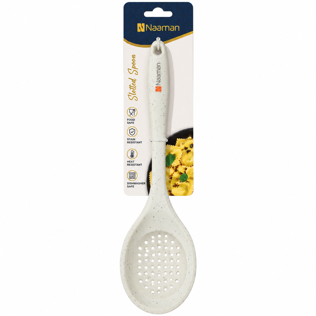 Naaman Silicone Slotted Spoon - 34 x 10 cm