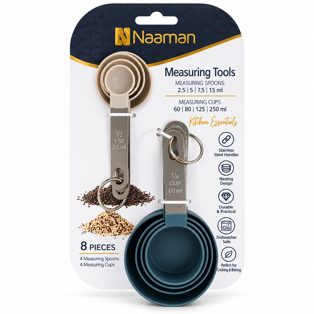 Naaman 8-Piece Measuring Tools Set