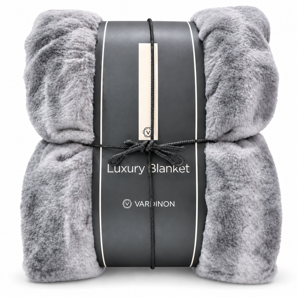 [Winter] VARDINON Luxury Silvia Single Winter Blanket - 150 x 200 cm | Gray