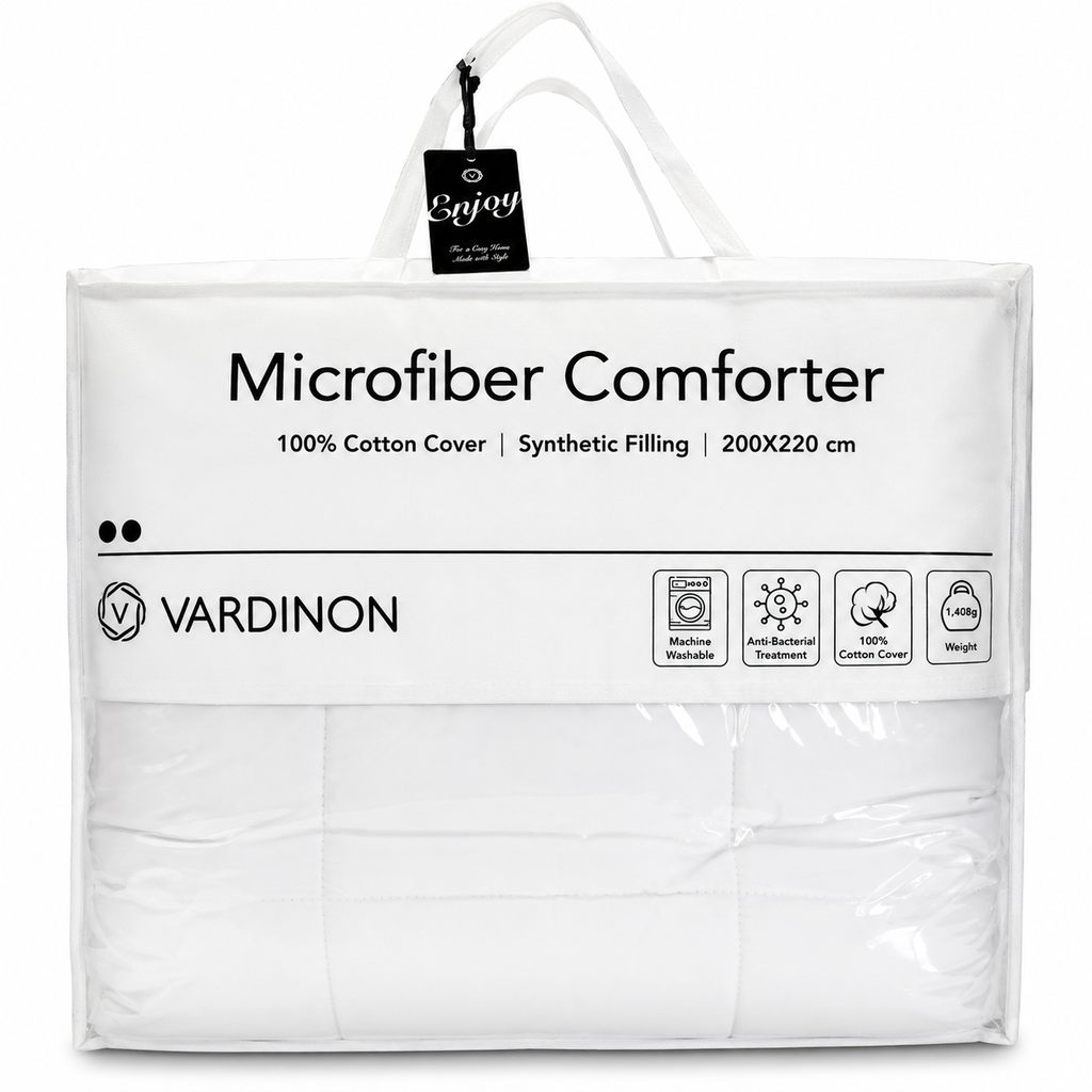 VARDINON Microfiber Comforter – 200 × 220 cm | TOG 8