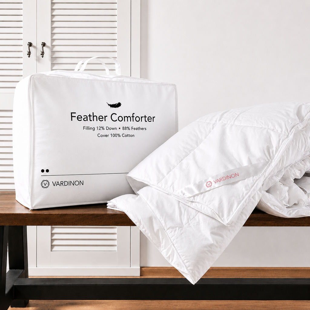 VARDINON Loft Feather Comforter (12% Down) – 200 × 220 cm