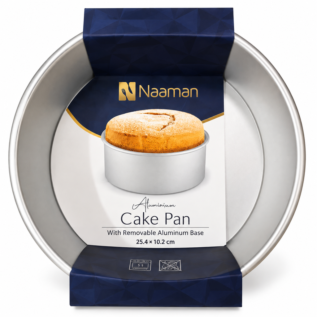Naaman Hard Anodized Aluminum Cake Pan – 25.4 × 10.2 cm