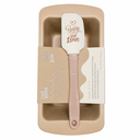 Food Appeal Baking With Love Loaf Pan & Spatula Set - 30x15x7.7 cm (Mocha)