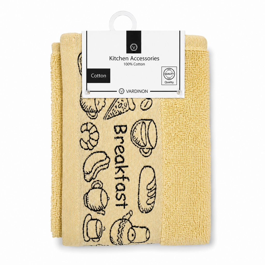 VARDINON Bon Appetit Kitchen Towel 40x60 cm - Yellow