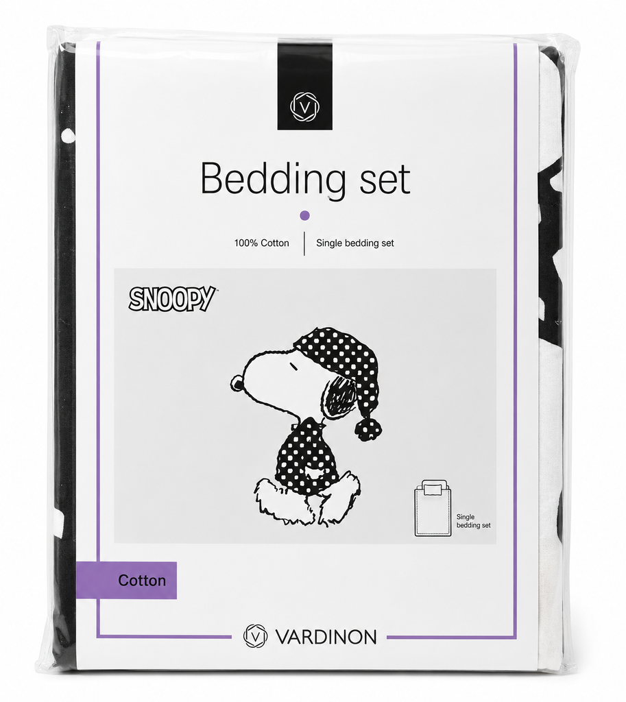 VARDINON SNOOPY Children Cotton Bedding Set 90/200