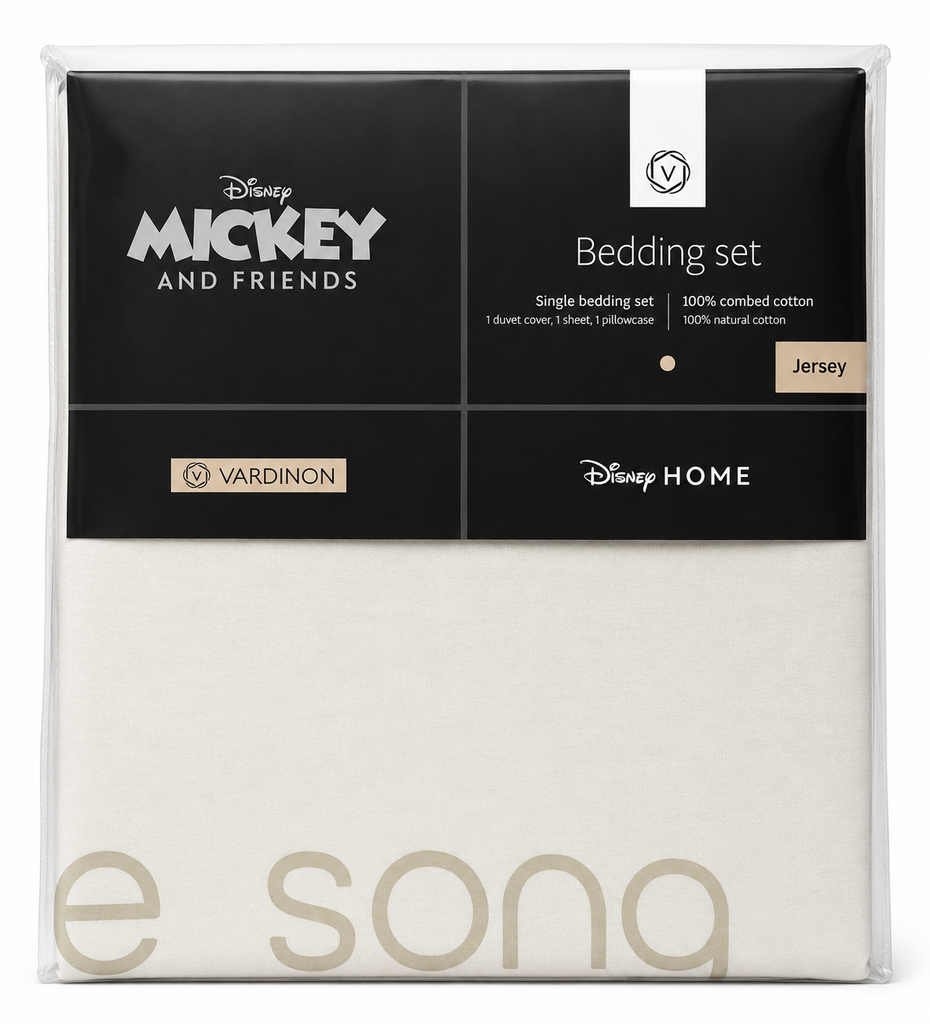 VARDINON Disney HOME Mini Eco Music Jersey Bedding Set 90/200