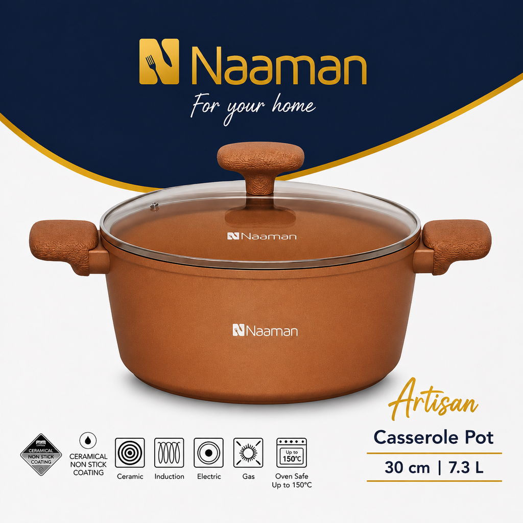 Naaman Artisan Casserole Pot – 30 cm / 7.3L