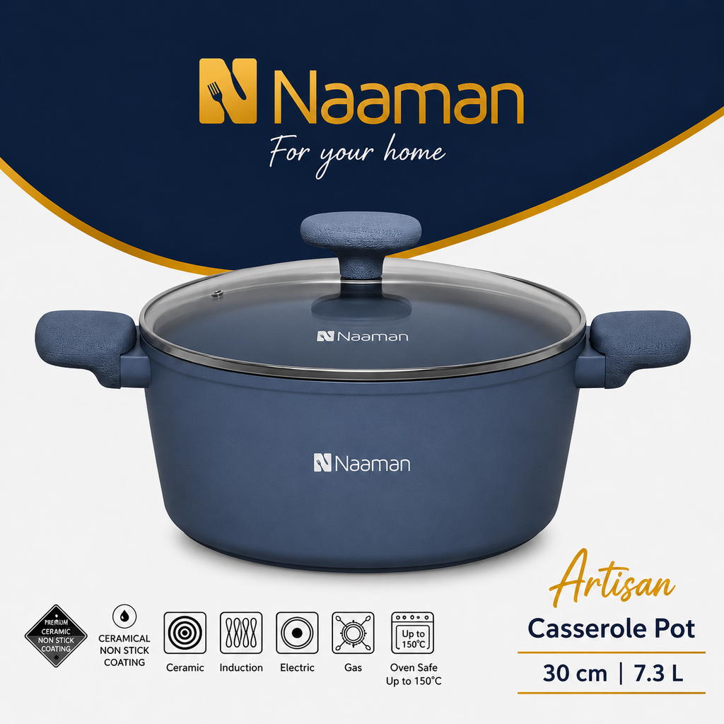 Naaman Artisan Casserole Pot – 30 cm / 7.3L