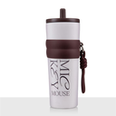 Naaman x Disney Home Mickey Mouse TO GO Cup with Straw – Burgundy 650ml