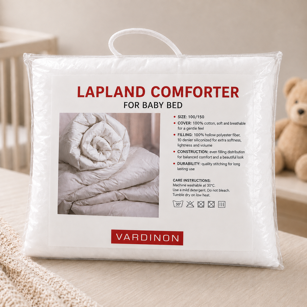 VARDINON Lapland Baby Bed Blanket – 100×150 cm