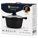 Naaman Black Ice Casserole Pot – 28 cm / 6L