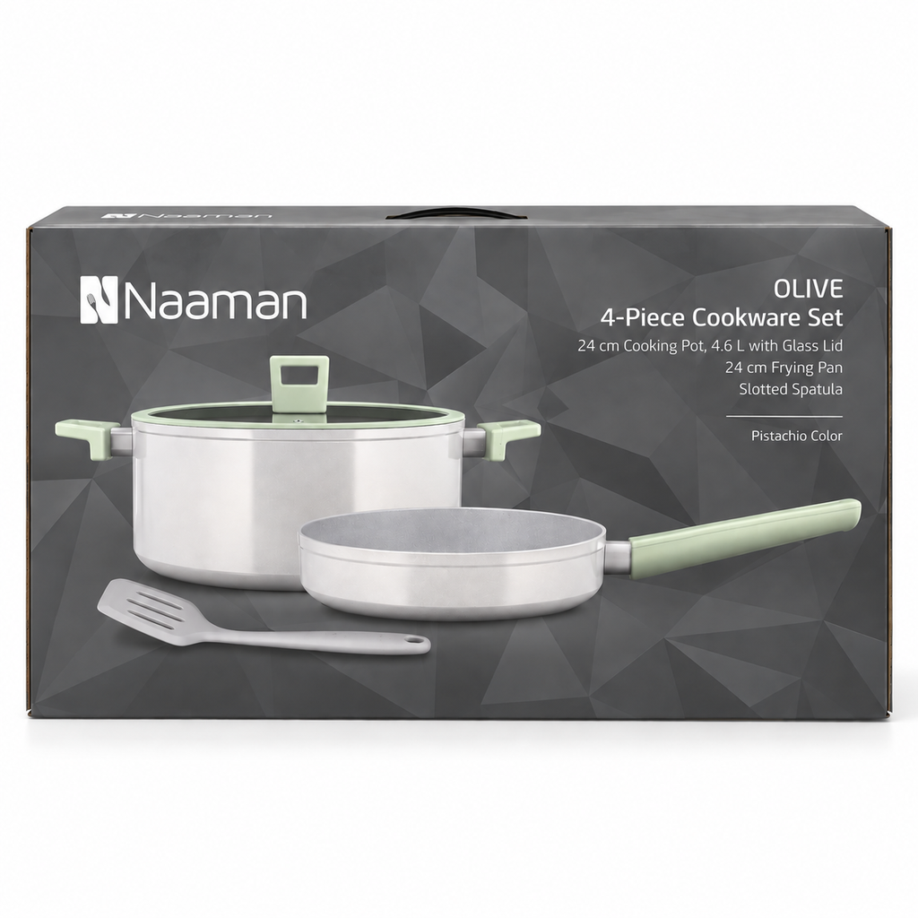 Naaman Olive 4-Piece Cookware Set
