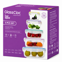 Food Appeal GlassCloc 5-Piece Glass Food Storage Container Set