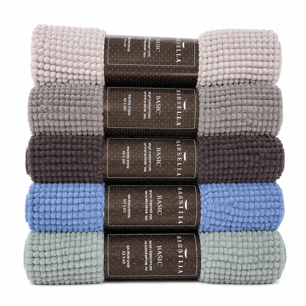 MARSELLA BASIC Chenille Bath Mat – 40 × 60 cm