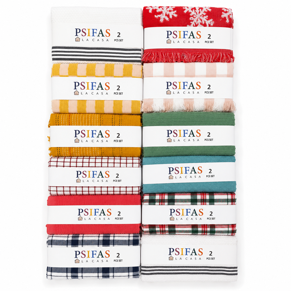 PSIFAS LA CASA 2-Piece Kitchen Towel Set