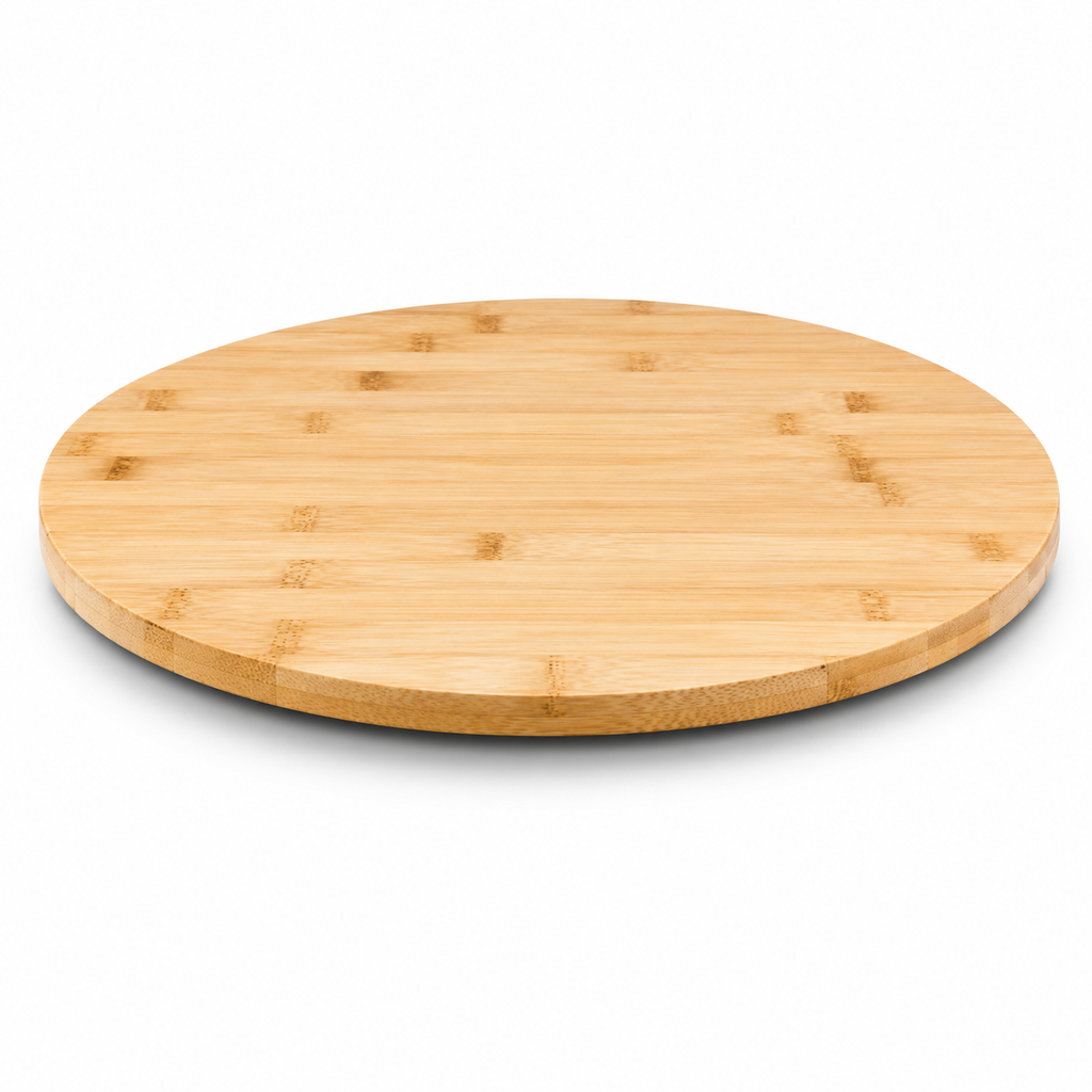 Naaman Bamboo Rotating Serving Tray – 35 cm
