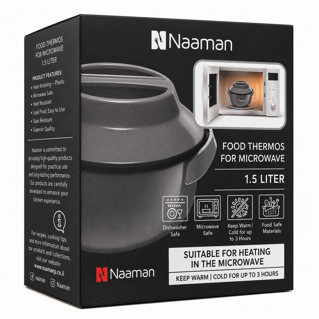 Naaman 1.5L Insulated Food Thermos – Hot Food Container