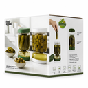 Food Appeal 2-Piece Pickle & Olive Hourglass Jar Set