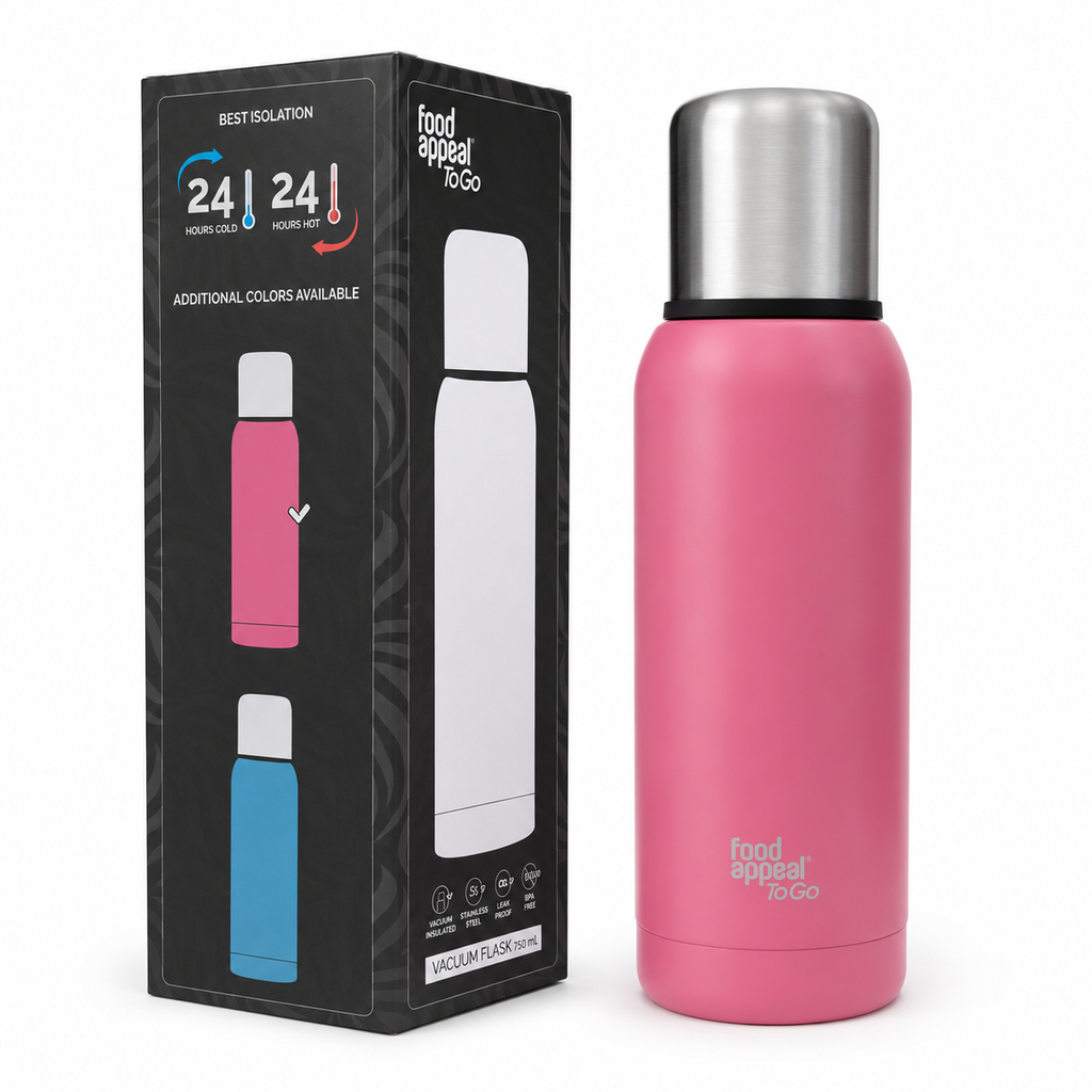 Food Appeal ToGo Vacuum Flask – 750 ml (Pink)