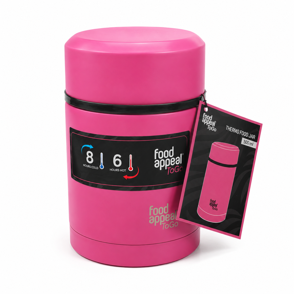 Food Appeal ToGo Thermo Food Jar – 500ml (Pink)
