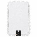 Vardinon 100% Cotton Bath Mat – White – 50 × 80 cm