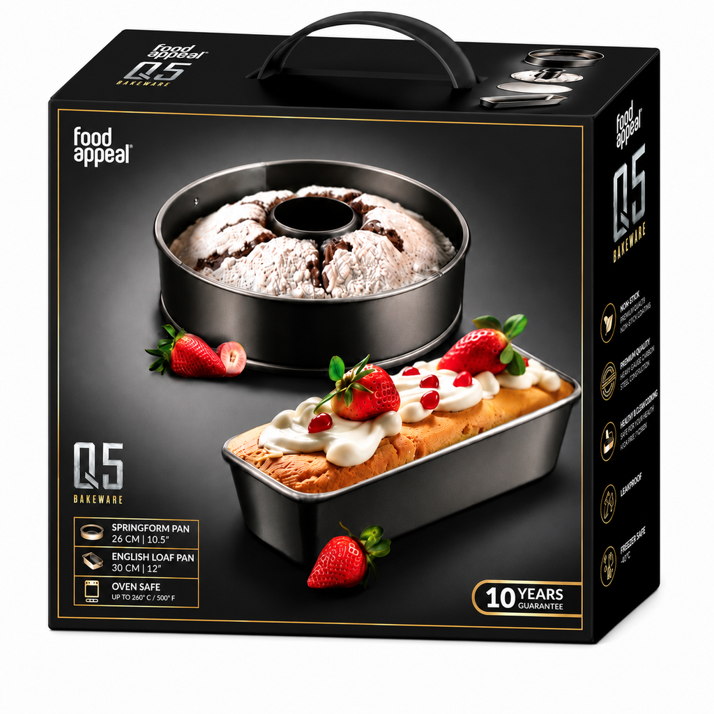Food Appeal Q5 Premium Bakeware Set – 2 Pieces
