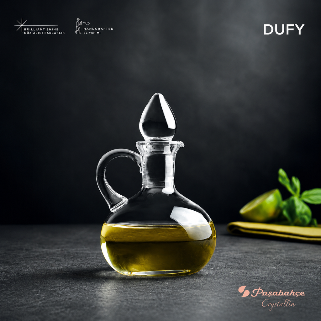 Pasabahçe Crystallin DUFY Oil & Vinegar Bottle – 260 cc