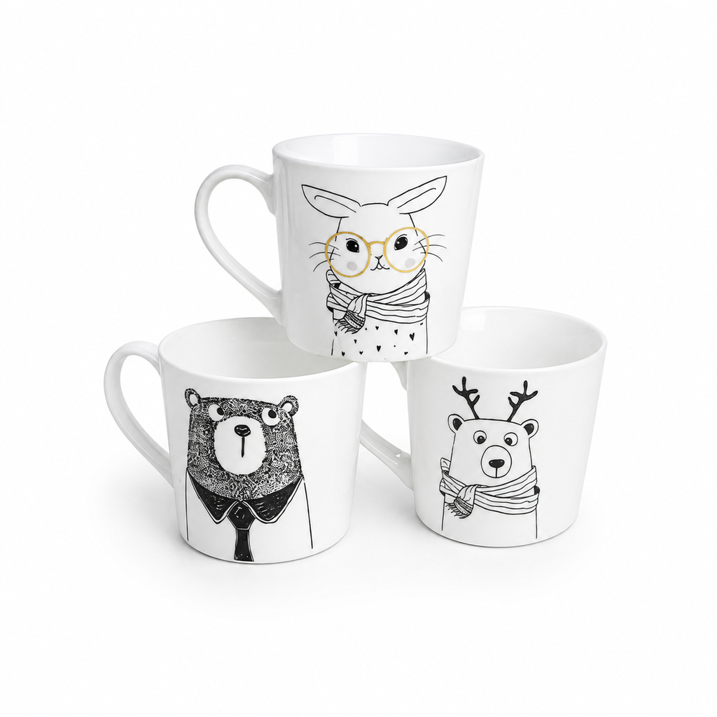 Naaman Porcelain Mug – 400 ml (Animal Collection)
