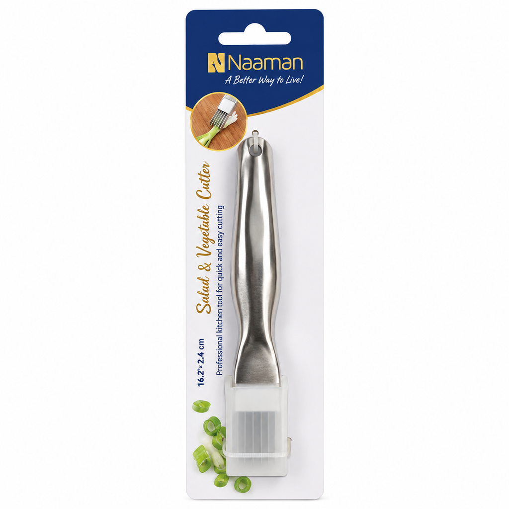 Naaman Scallion Cutter - Stainless Steel Professional Vegetable Chopper