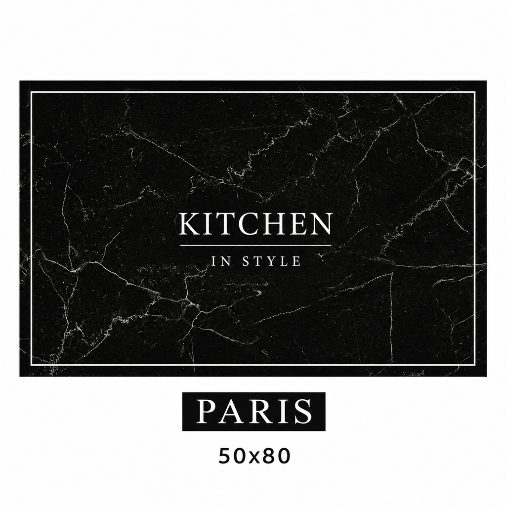 VIA Paris Decorative PVC Kitchen Mat - 50×80 cm
