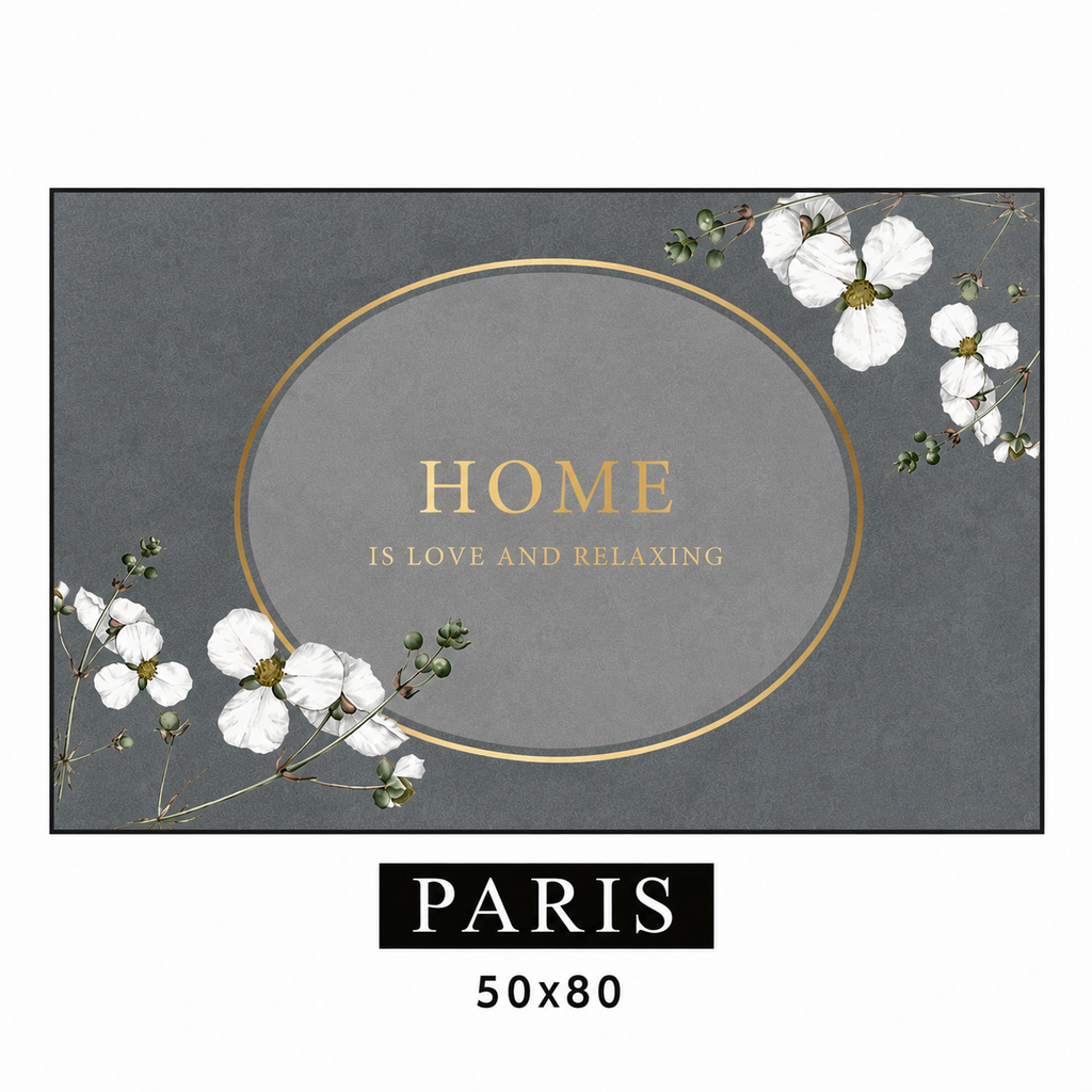 VIA Paris Decorative PVC Kitchen Mat - 50×80 cm