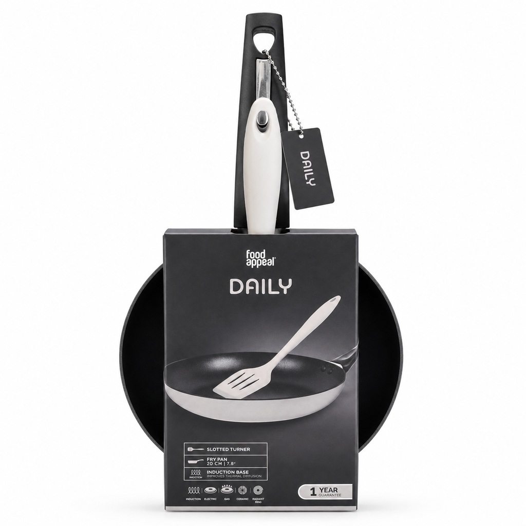 Food Appeal DAILY Fry Pan with Slotted Turner – 20 cm