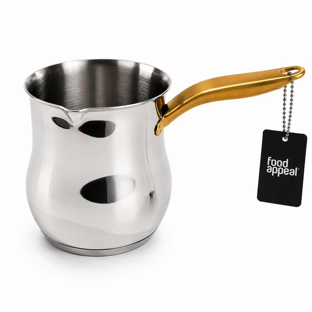 Food Appeal Stainless Steel Induction Base Turkish Coffee Pot