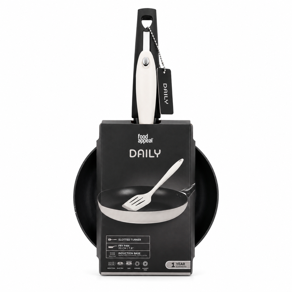 Food Appeal DAILY Fry Pan with Slotted Turner – 20 cm