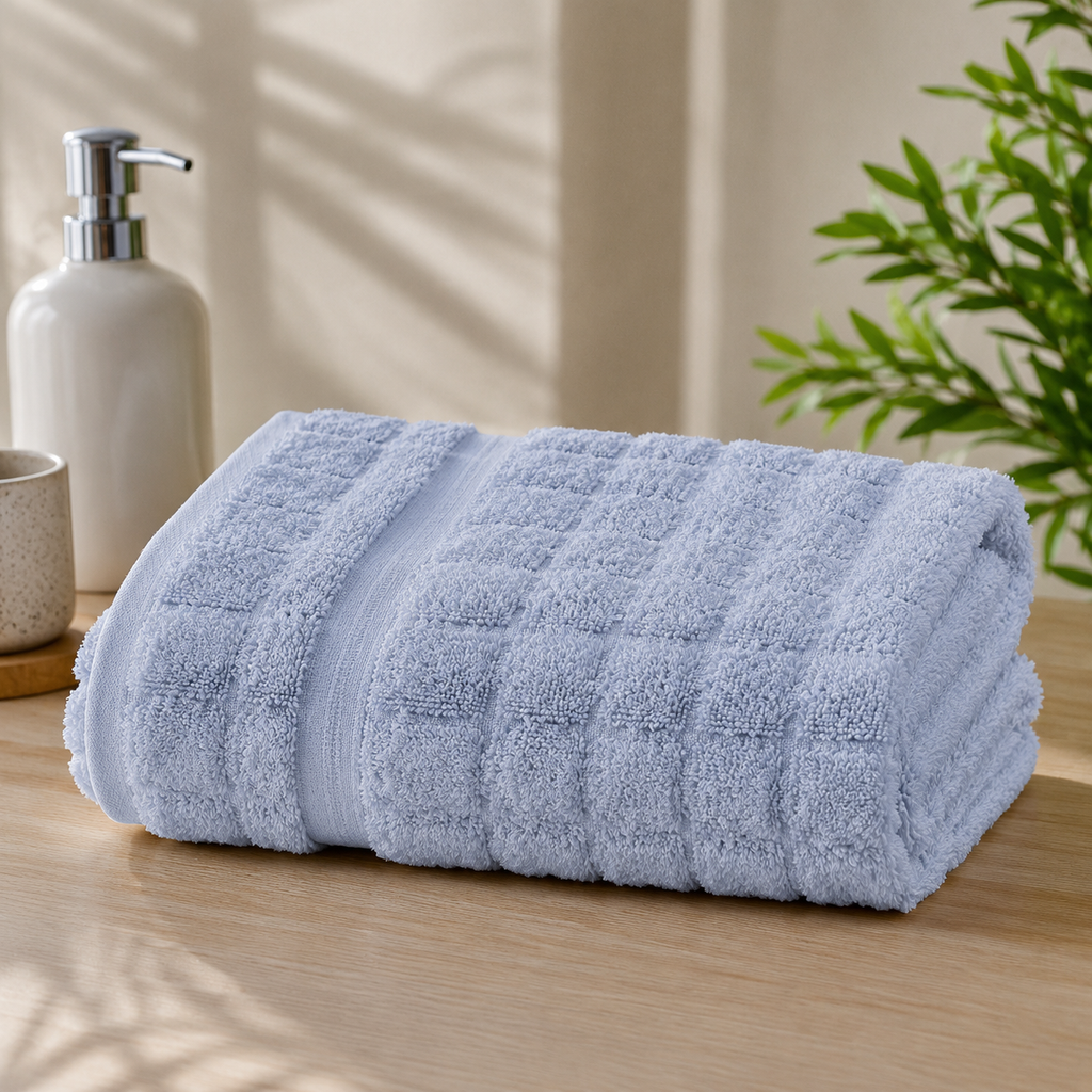 VIA Tulip Premium 100% Cotton Bath Towel | 90 x 140 cm