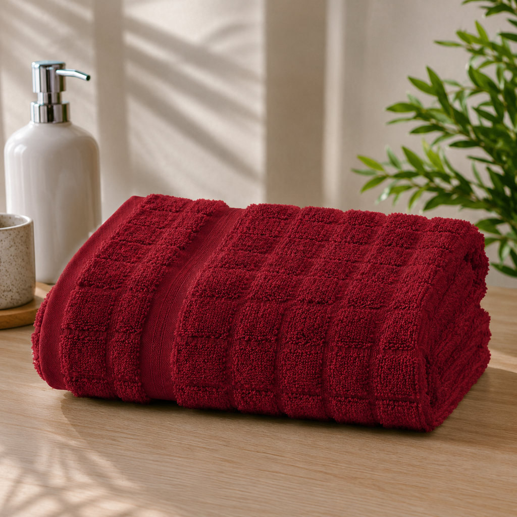 VIA Tulip Premium 100% Cotton Bath Towel | 90 x 140 cm