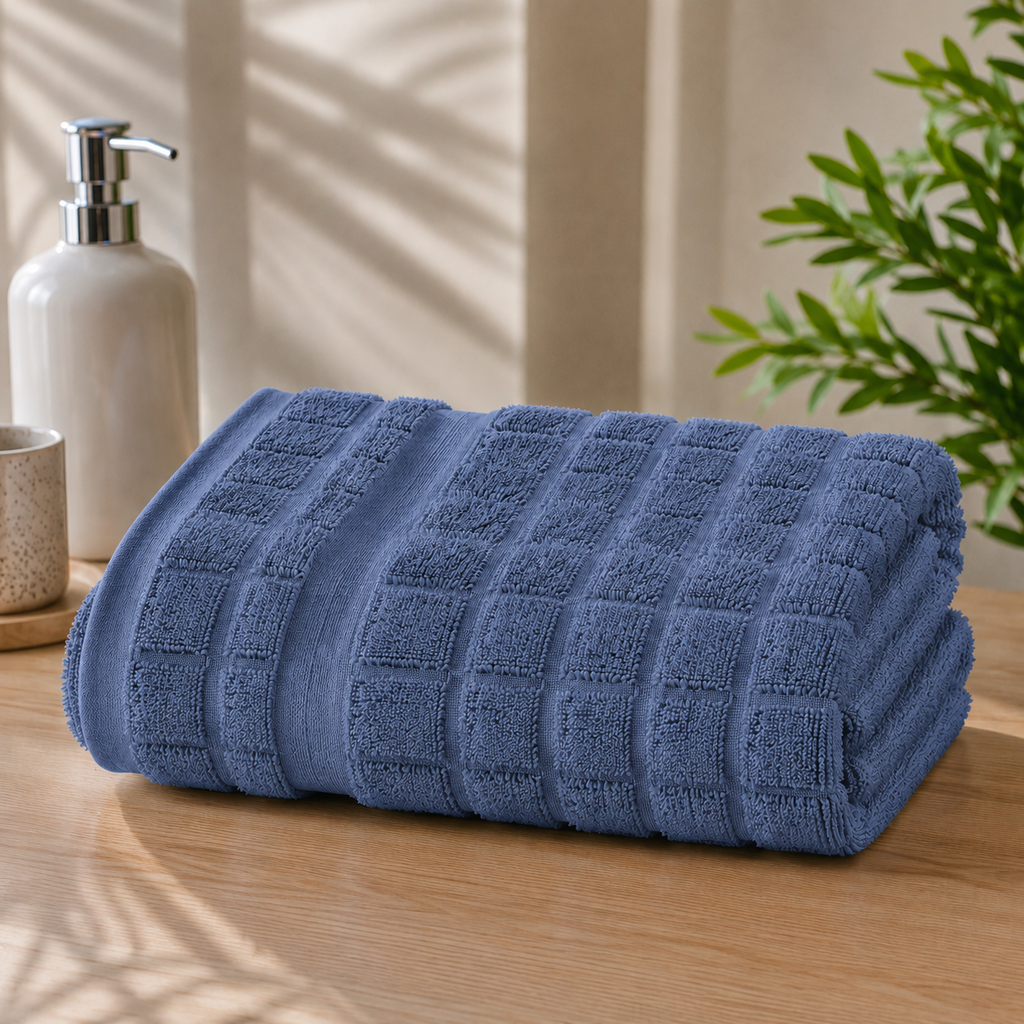 VIA Tulip Premium 100% Cotton Bath Towel | 90 x 140 cm