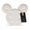 Disney Home Mickey Mouse Head Decorative Lamp – White
