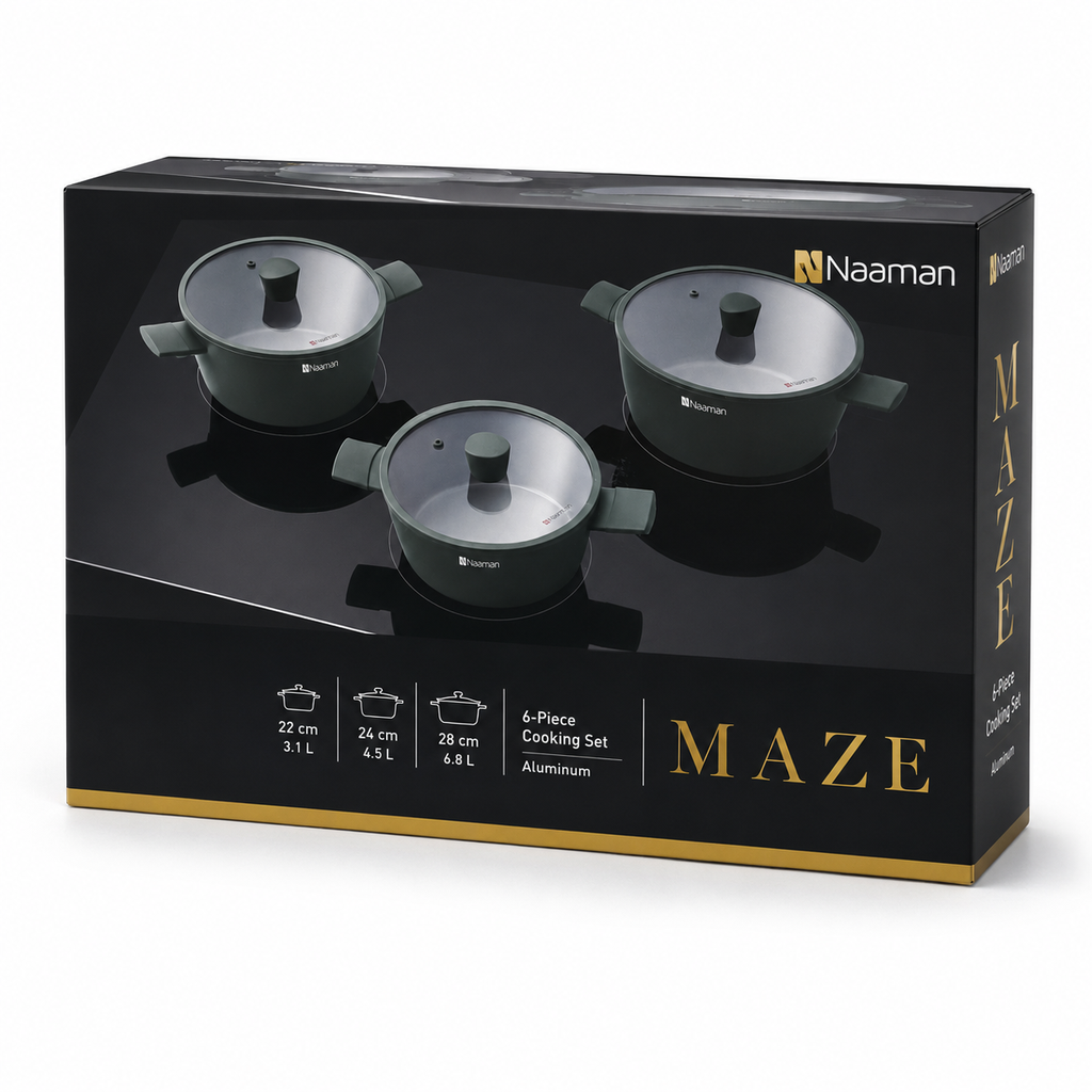 Naaman MAZE 6-Piece Cookware Set