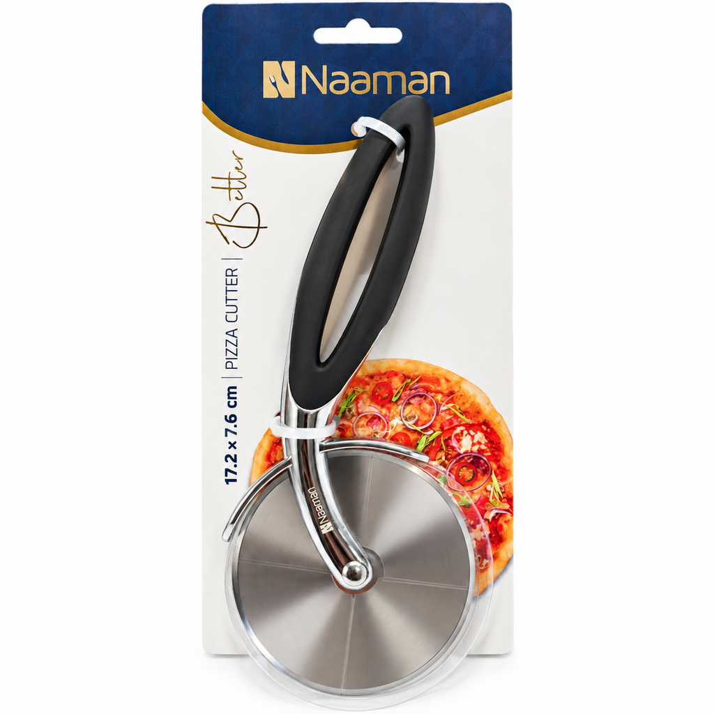 Naaman Better Pizza Cutter – 17.2 × 7.6 cm