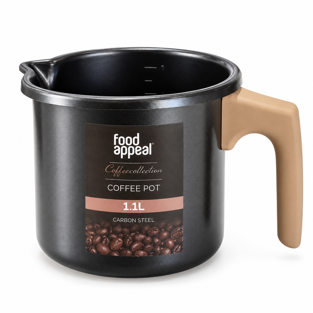 Food Appeal Coffee Collection Carbon Steel Coffee Pot - 1.1L