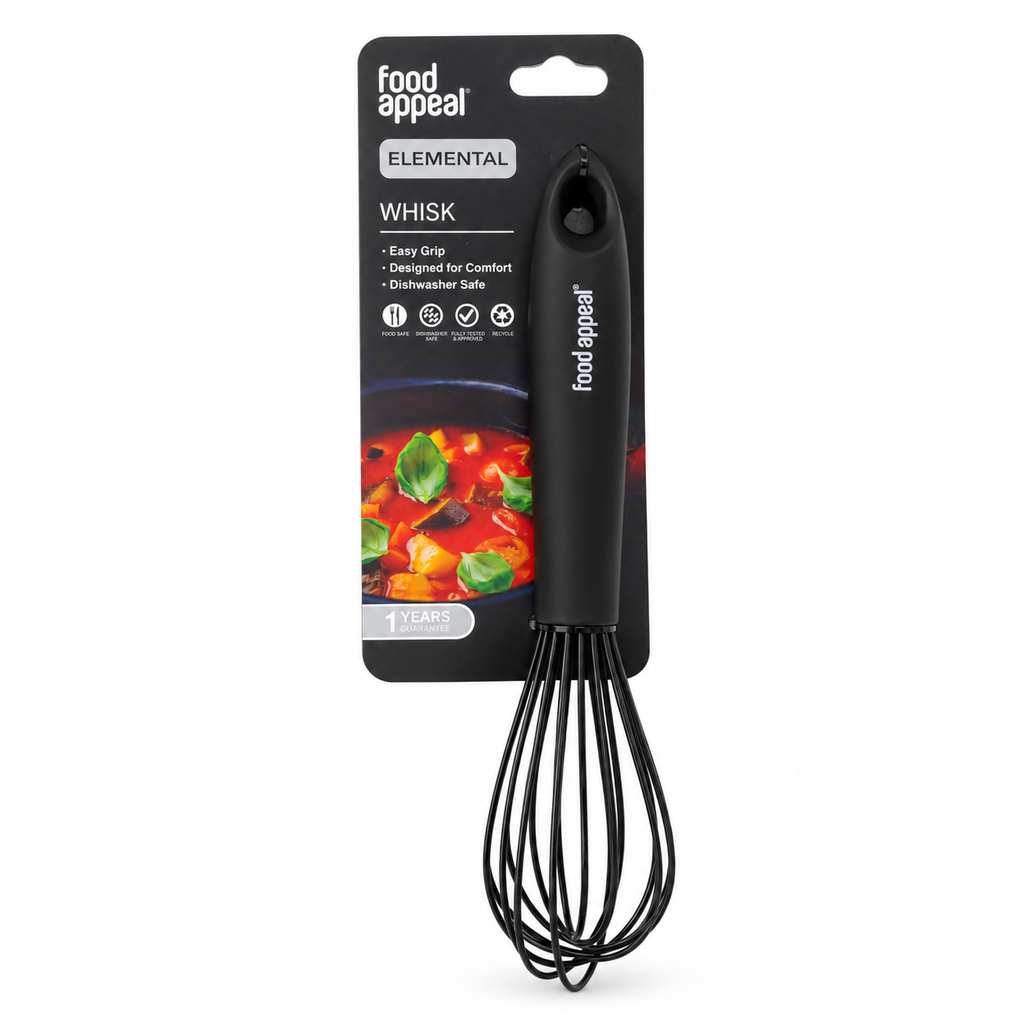 Food Appeal Elemental Whisk – 26 cm | Black