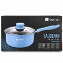 Naaman Carbon Steel Casserole with Glass Lid – 18 cm | 1.9 L