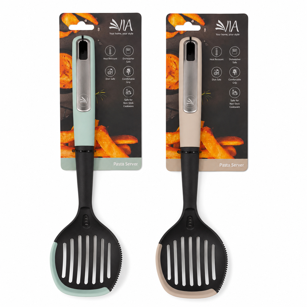 VIA Silicone Slotted Frying Spatula